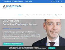 Tablet Screenshot of oliversegal.com